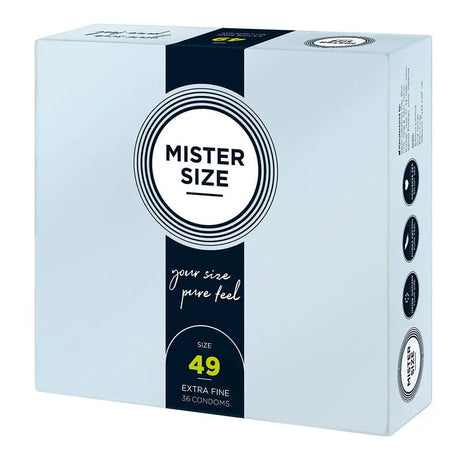 Mister Size 49mm your Pure Feel Condoms 36 Pack - Save 30% - your - Fast Shipping - Sale United Kingdom Stoke-on-trent