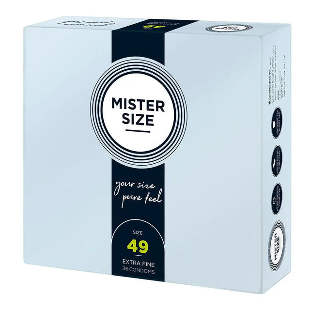 Mister Size 49mm your Pure Feel Condoms 36 Pack - Save 30% - your - Fast Shipping - Sale United Kingdom Stoke-on-trent