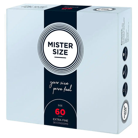 Mister Size 60mm your Pure Feel Condoms 36 Pack - Save 30% - your - Fast Shipping - Sale United Kingdom Stoke-on-trent