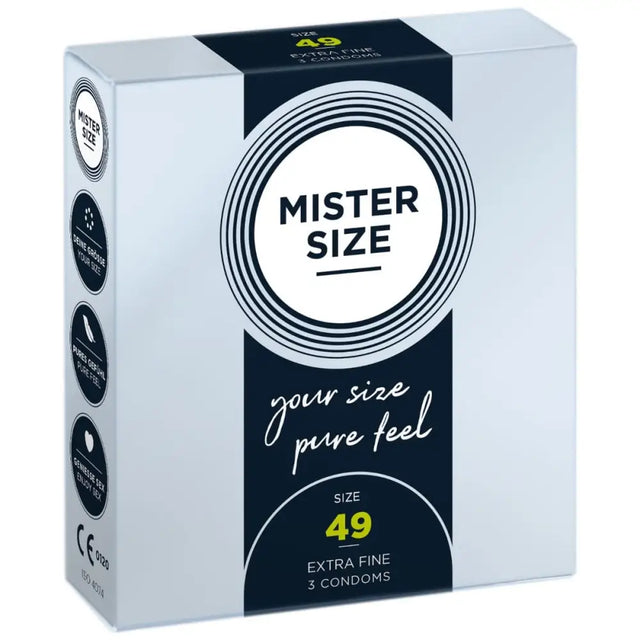 Mister Size - Pure Feel Condoms - Size 49 Mm (3 Pack) - Save 15% - Mister Size - Pure Feel - Mm Pack) - Sale United Kingdom Stoke-on-trent