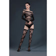 Moonlight Black Bardot Style Body with Stockings one Size - Save 20% - Sale