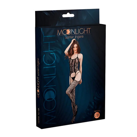 Moonlight Black Lace Suspender Bodystocking one Size - Save 25% - one - Fast Shipping - Sale United Kingdom Stoke-on-trent