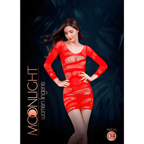 Moonlight Red Net Mini Dress one Size - Save 25% - one - Fast Shipping - Sale United Kingdom Stoke-on-trent