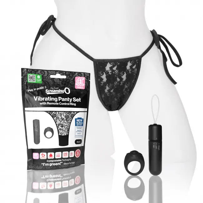 My Secret Screaming o 4t Panty Vibe - Black - Save 10% - o 4t - Fast Shipping - Vibrator United Kingdom Stoke-on-trent