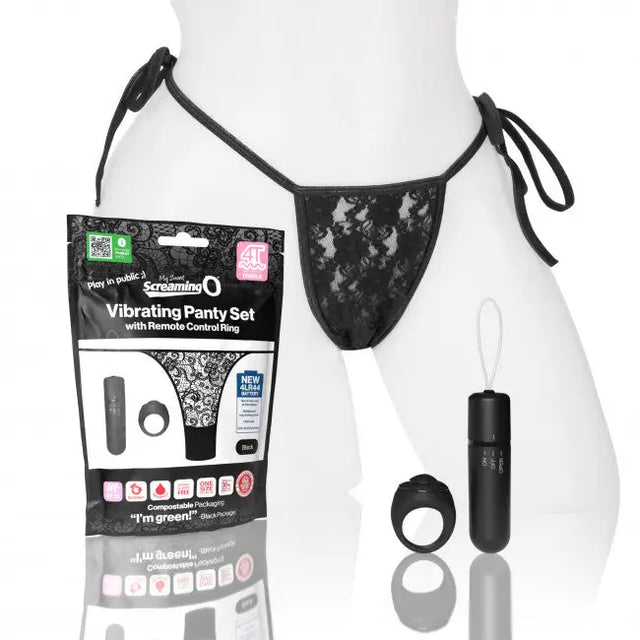 My Secret Screaming o 4t Panty Vibe - Black - Save 10% - o 4t - Fast Shipping - Vibrator United Kingdom Stoke-on-trent