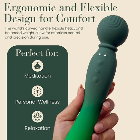 Mylo 3-in-1 Body Wand Massager Earth - Save 5% - Vibrator United Kingdom Stoke-on-trent