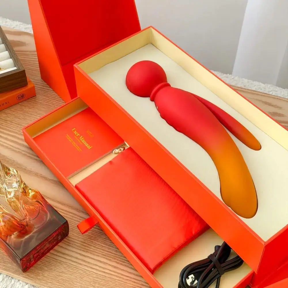 Mylo 3-in-1 Body Wand Massager Fire - Save 5% - Vibrator United Kingdom Stoke-on-trent