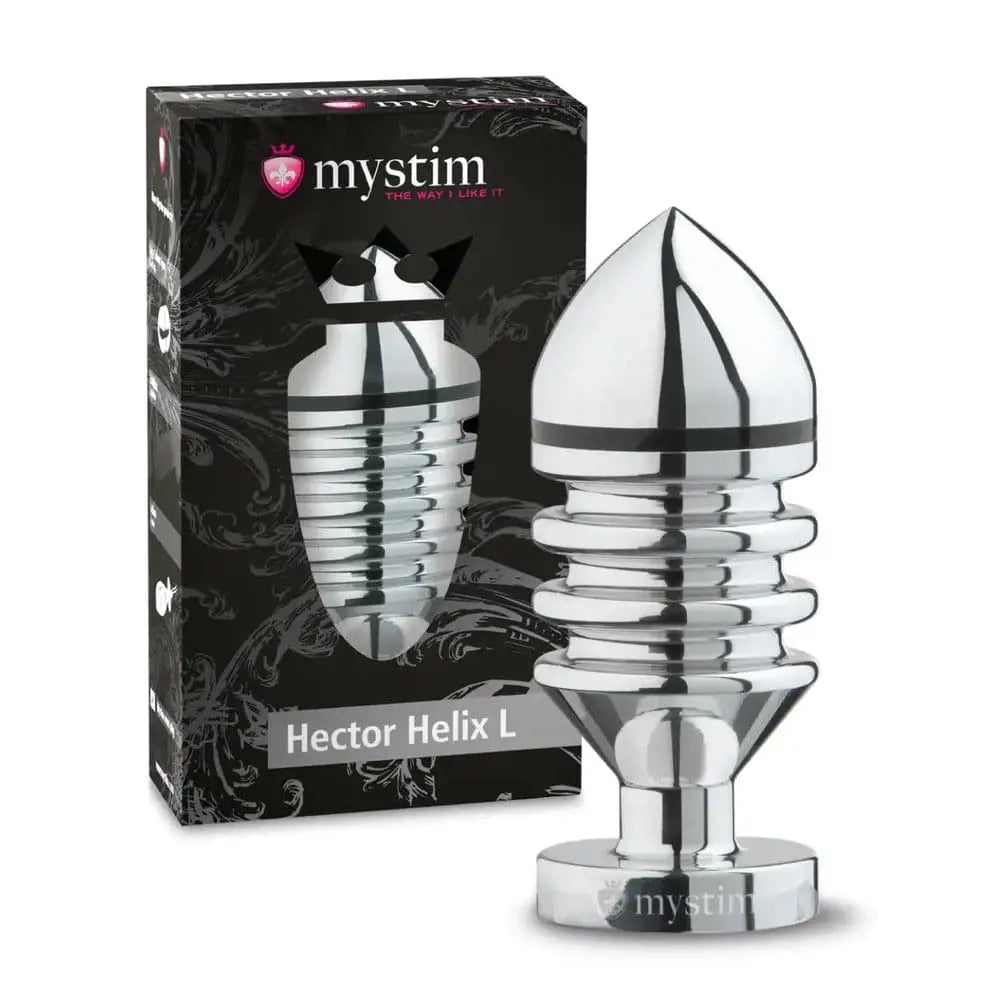 Mystim Hector Helix Large Aluminium Butt Plug - Save 30% - Mystim - Fast Shipping - Sale United Kingdom Stoke-on-trent