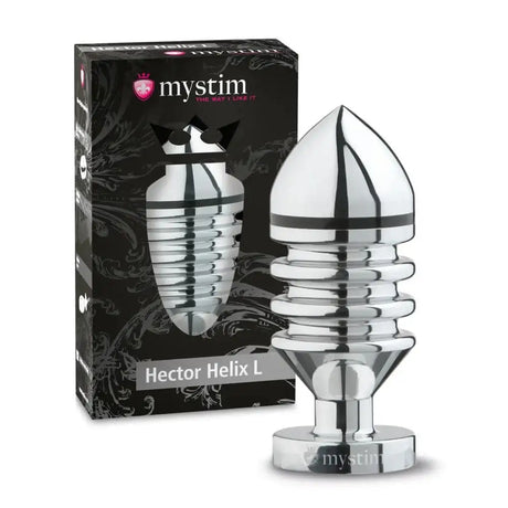 Mystim Hector Helix Large Aluminium Butt Plug - Save 30% - Mystim - Fast Shipping - Sale United Kingdom Stoke-on-trent
