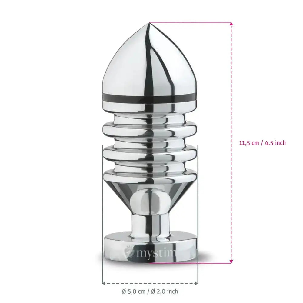 Mystim Hector Helix Large Aluminium Butt Plug - Save 30% - Mystim - Fast Shipping - Sale United Kingdom Stoke-on-trent