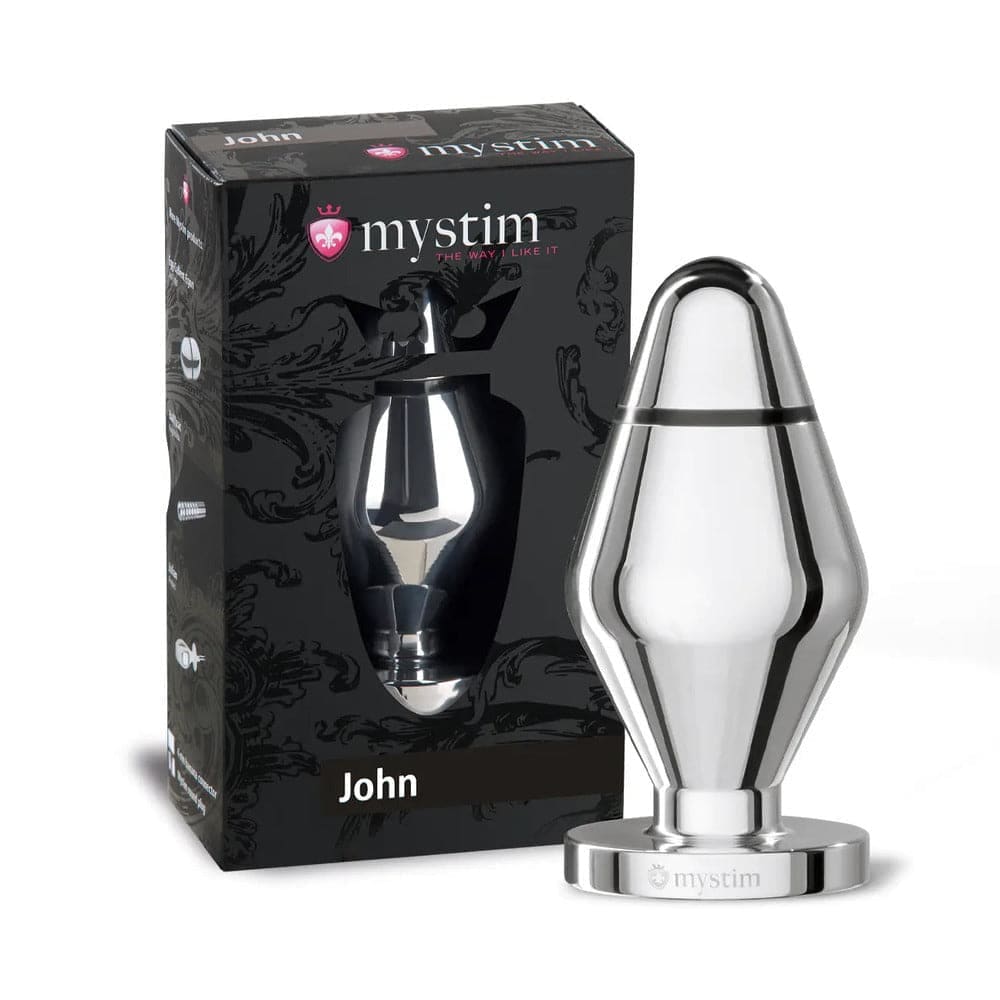 Mystim John Aluminium Butt Plug - Save 30% - Sale