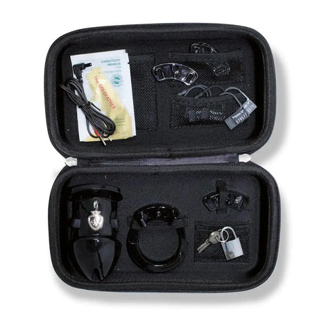 Mystim Pubic Enemy no 1 Black Edition Estim Cock Cage - Save 30% - Mystim no Estim - Fast Shipping - Sale United Kingdom Stoke-on-trent