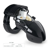 Mystim Pubic Enemy no 1 Black Edition Estim Cock Cage - Save 30% - Mystim no Estim - Fast Shipping - Sale United Kingdom Stoke-on-trent