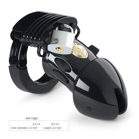 Mystim Pubic Enemy no 1 Black Edition Estim Cock Cage - Save 30% - Mystim no Estim - Fast Shipping - Sale United Kingdom Stoke-on-trent