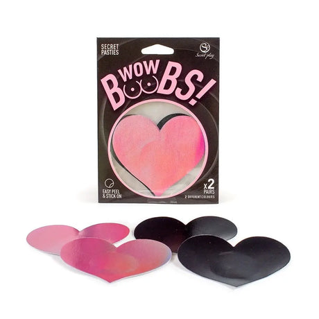 Wow Boobs! Heart Nipple Pasties - Save 25% - Fast Shipping - Sale United Kingdom Stoke-on-trent