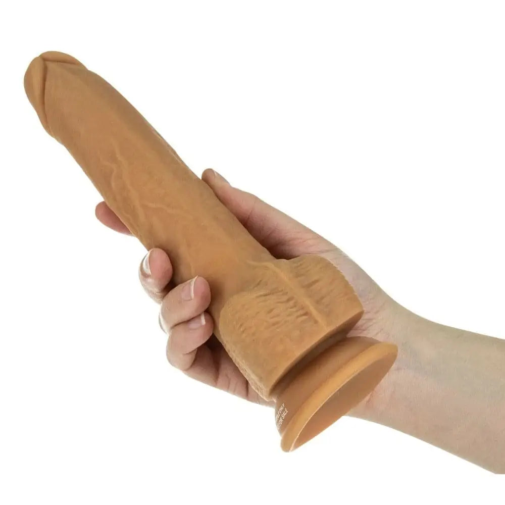 Naked Attraction 9 Inch Thrusting Dildo Caramel - Save 30% - Fast Shipping - United Kingdom Stoke-on-trent