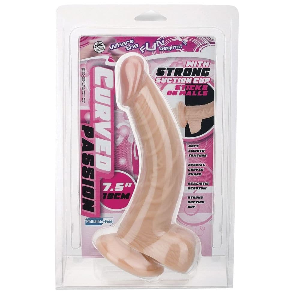 Nanma Curved Passion Dong Flesh 7.5in - Save 30% - Dildo