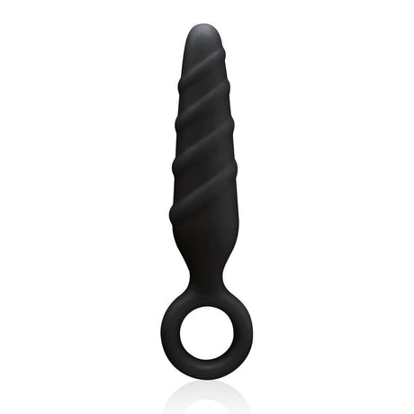 Nanma Dark Stallions Silicone Butt Plug Black 3.5in - Sex