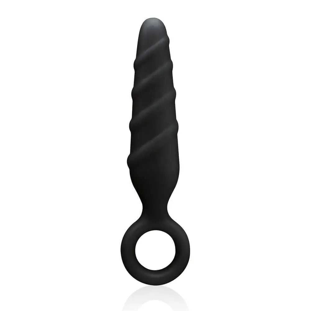 Nanma Dark Stallions Silicone Butt Plug Black 3.5in - Sex Toys - Save 25% - Fast Shipping - Sale United Kingdom Stoke-on-trent