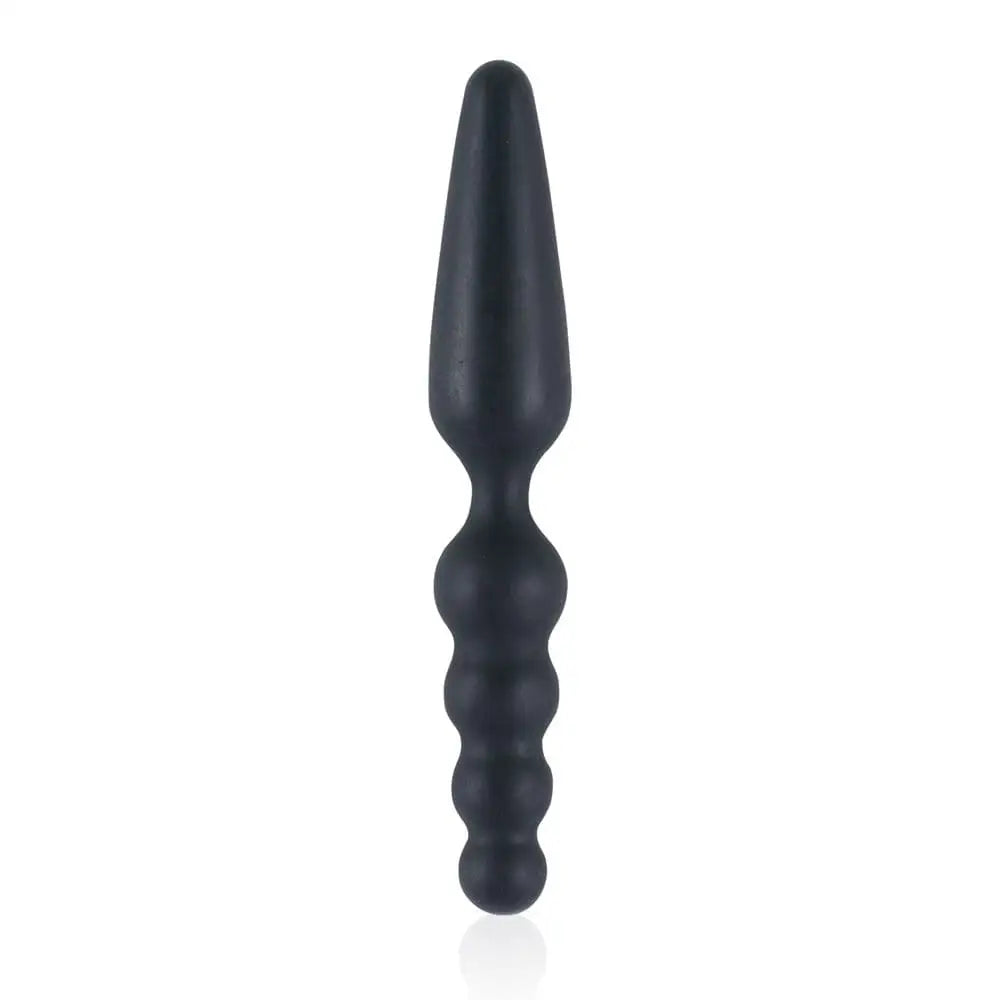 Nanma Dark Stallions Silicone Dual Butt Plug Black 7in - Sex Toys - Save 25% - Fast Shipping - Sale United Kingdom Stoke-on-trent