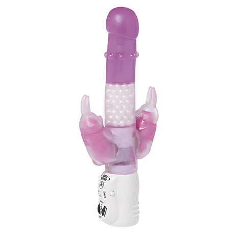 Nanma Double Bunny Purple 8in - Save 20% - Fast Shipping - Vibrator United Kingdom Stoke-on-trent