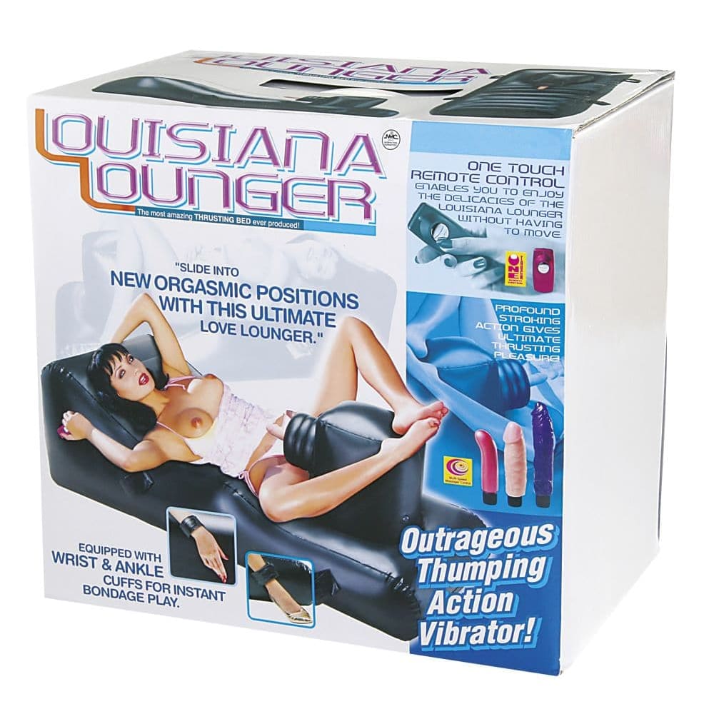 Nanma Louisiana Lounger Inflatable with 3 Dongs Flesh - Sex Toys - Save 30% - Sale