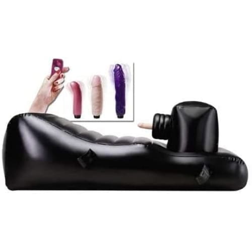 Nanma Louisiana Lounger Inflatable with 3 Dongs Flesh - Sex Toys - Save 30% - Sale