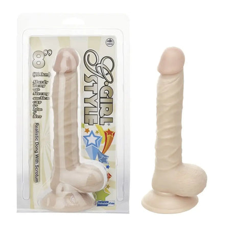 Nanma Realistic Dong with Suction Base Flesh 8in - Save 20% - with - Fast - Dildo United Kingdom Stoke-on-trent
