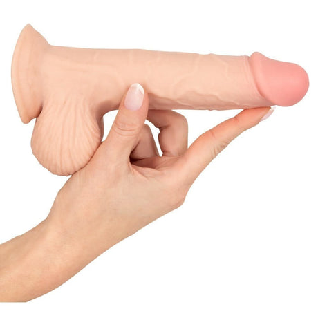 Nature Skin Dildo with Movable 19cm - Save 30%