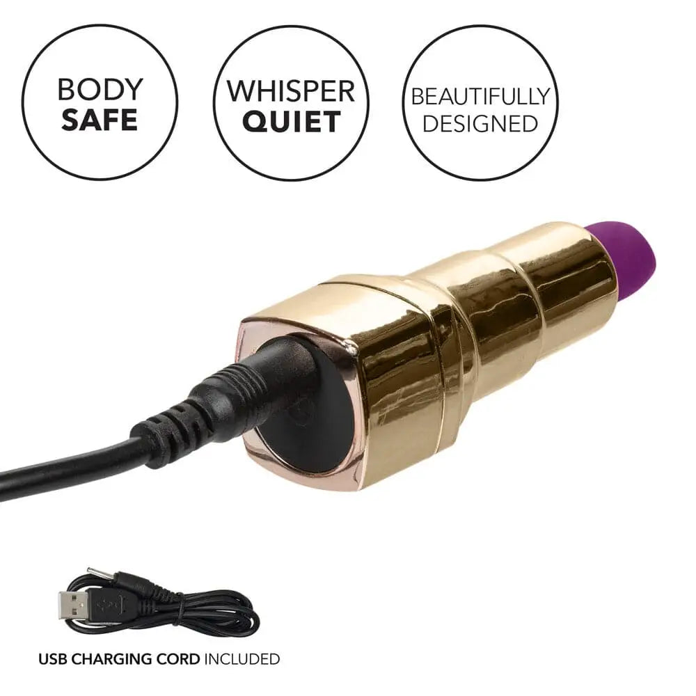 Naughty Bits Bad Bitch Rechargeable Lipstick Vibrator - Save 30% - Fast Shipping - Sale United Kingdom Stoke-on-trent