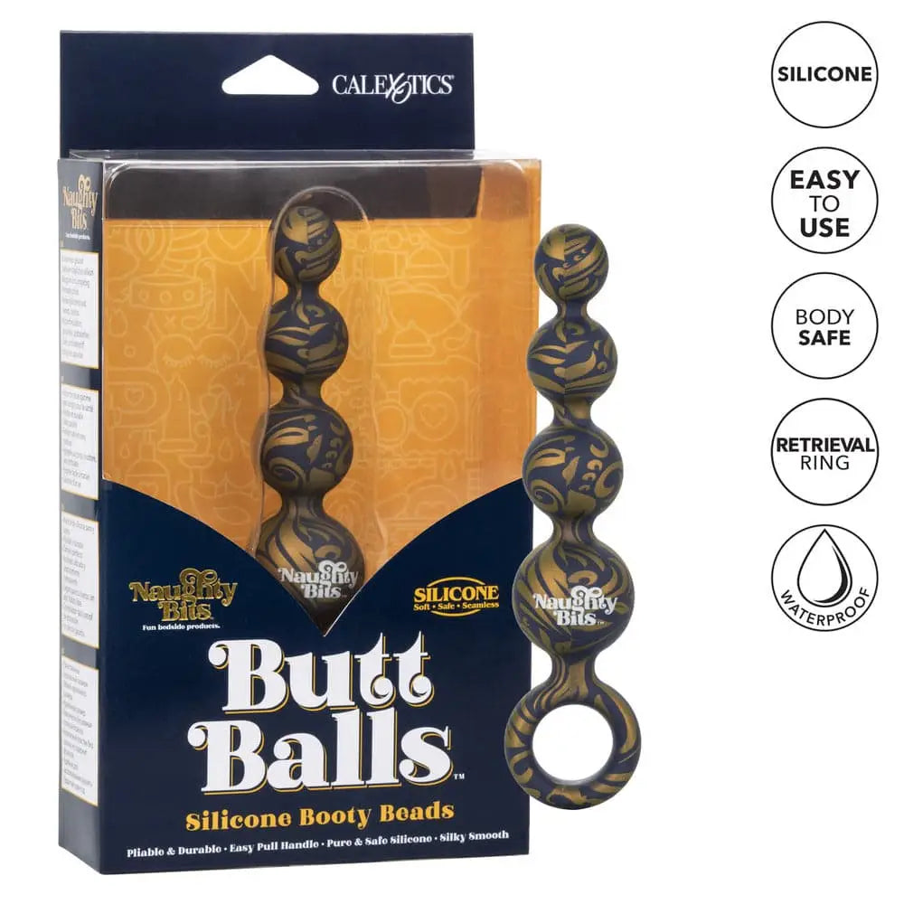 Naughty Bits Butt Balls Silicone Booty Beads - Save 25% - Fast Shipping - Sale United Kingdom Stoke-on-trent