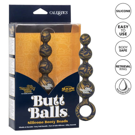 Naughty Bits Butt Balls Silicone Booty Beads - Save 25% - Fast Shipping - Sale United Kingdom Stoke-on-trent