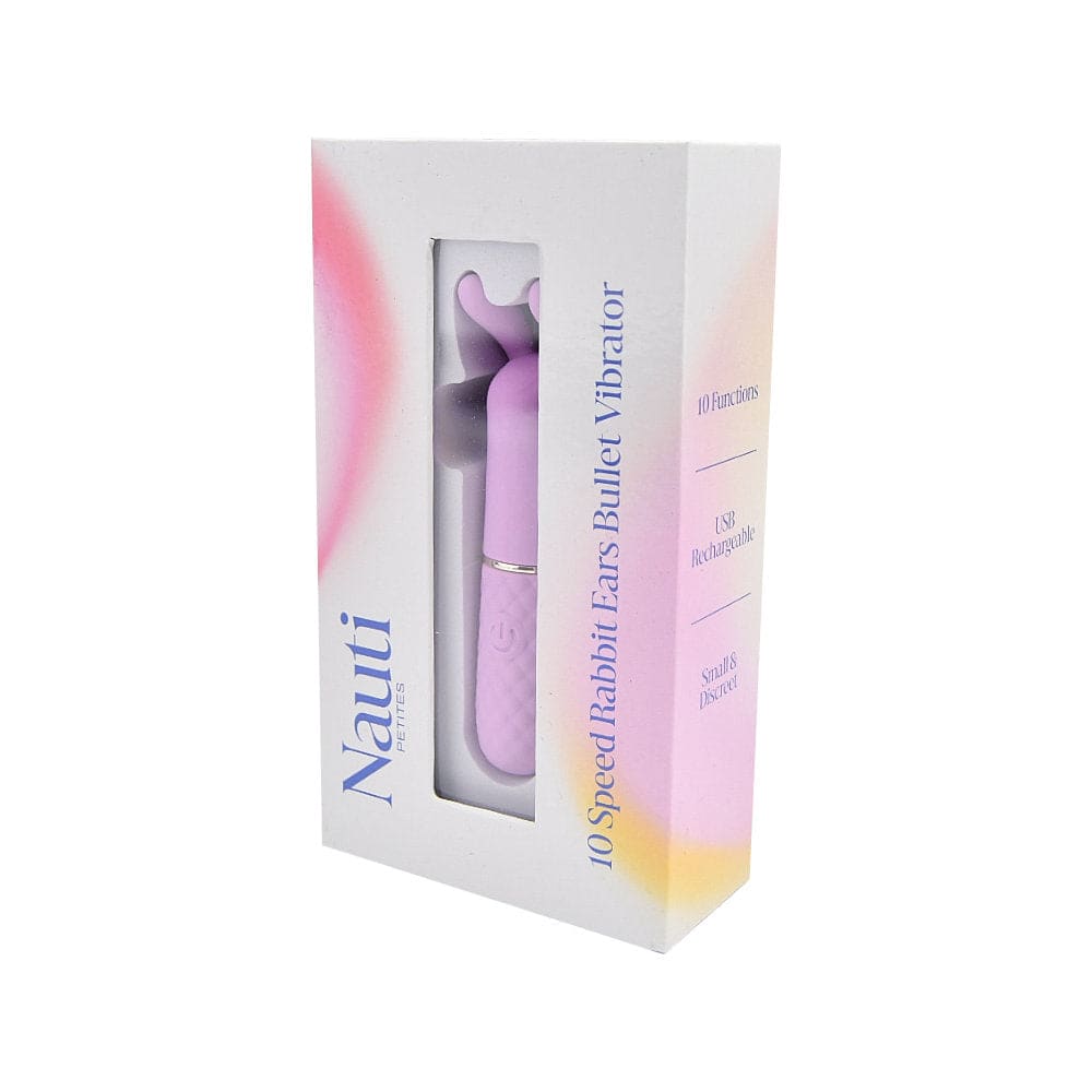 Nauti Petites 10 Speed Rabbit Ears Bullet Vibrator - Vibrators - Save 20%