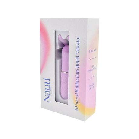 Nauti Petites 10 Speed Rabbit Ears Bullet Vibrator - Vibrators - Save 30%