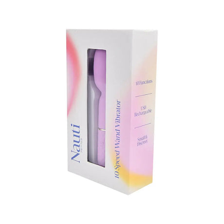 Nauti Petites 10 Speed Wand Vibrator - Vibrators - Save 30% - Fast Shipping - United Kingdom Stoke-on-trent