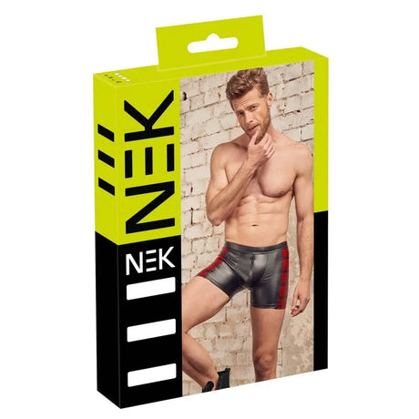 Nek Matte Look Pants in Black and Red - Nek in - Fast Shipping - Sale United Kingdom Stoke-on-trent