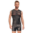 Nek Matte Look Shirt with Chest Harness Black - Nek with - Fast Shipping - Sale United Kingdom Stoke-on-trent
