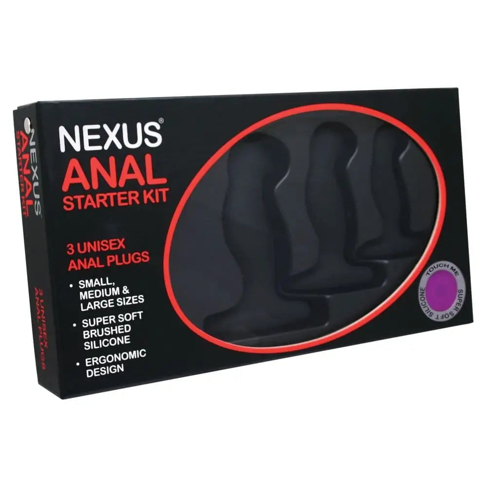 Nexus Anal Starter Kit Black - Sex Toys - Save 25% - Fast Shipping - Sale United Kingdom Stoke-on-trent