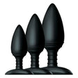 Nexus Butt Plug Trio Black Assorted - Sex Toys - Save 30% - Fast Shipping - Anal Dildos United Kingdom Stoke-on-trent