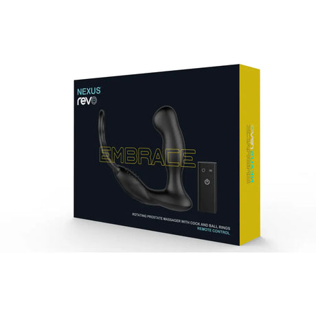 Nexus Revo Embrace Black - Sex Toys - Save 30% - Revo Embrace - Fast Shipping - Sale United Kingdom Stoke-on-trent