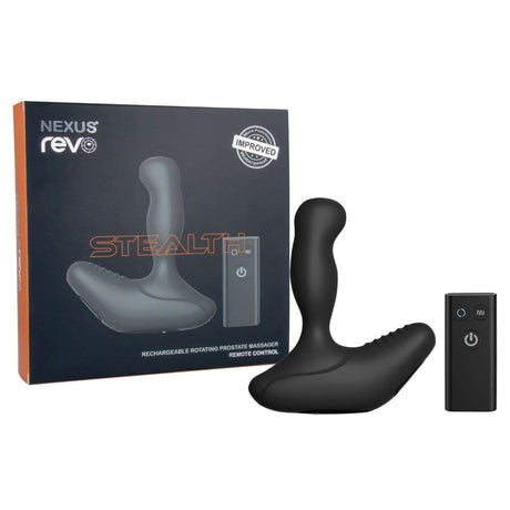 Nexus Revo Steath Prostate Massager Black - Save 30% - Anal Dildos