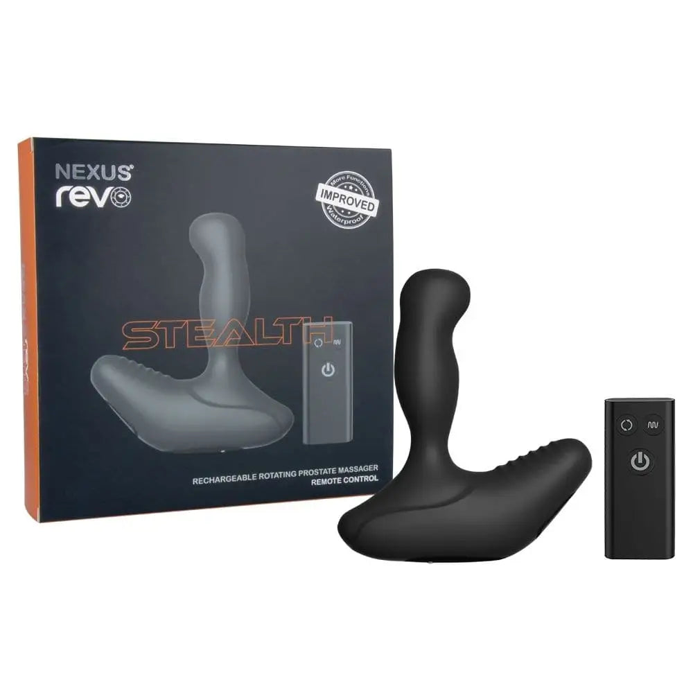 Nexus Revo Steath Prostate Massager Black - Save 30% - Fast Shipping - Anal Dildos United Kingdom Stoke-on-trent