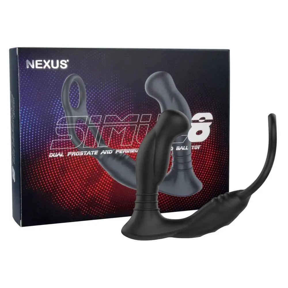 Nexus Simul8 Black Save 20% Simul8 Fast Shipping Anal Vibrators United Kingdom Stoke on Trent