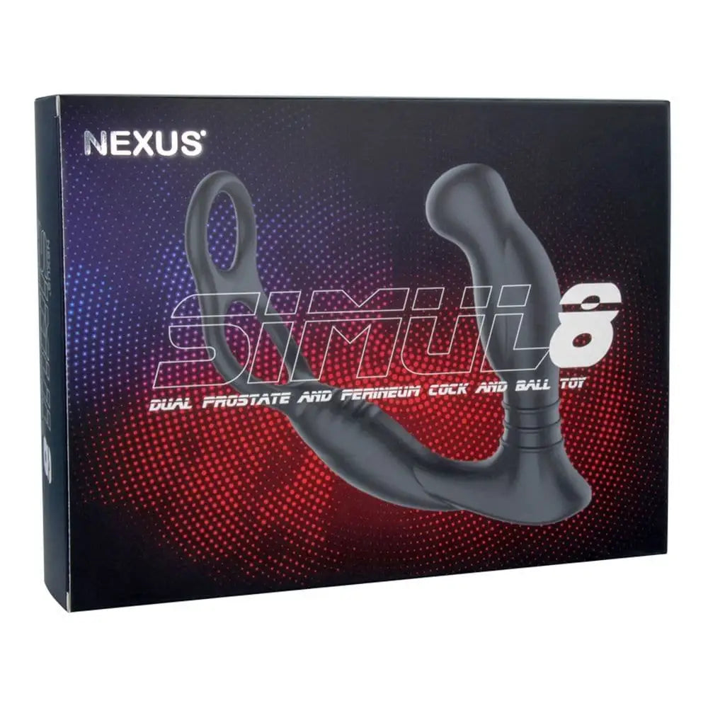 Nexus Simul8 Black Save 20% Simul8 Fast Shipping Anal Vibrators United Kingdom Stoke on Trent