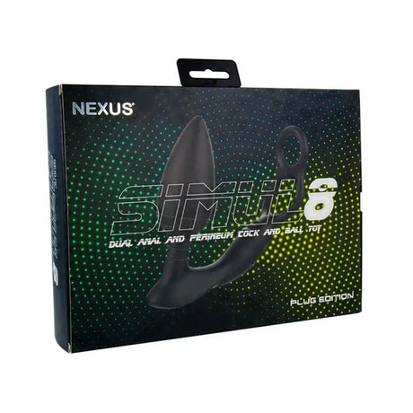Nexus Simul8 Plug Black - Save 25% - Simul8 - Fast Shipping - Vibrator United Kingdom Stoke-on-trent