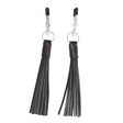 Nipple Clamps with Black Leather Tassels - Save 25% - with - Fast Shipping - Sale United Kingdom Stoke-on-trent