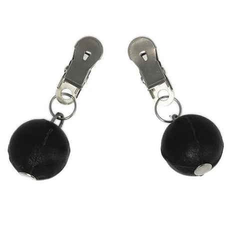 Nipple Clamps with Round Black Weights - Save 25% - with - Fast Shipping - Sale United Kingdom Stoke-on-trent