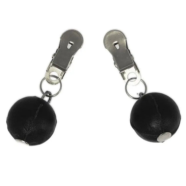 Nipple Clamps with Round Black Weights - Save 25% - with - Fast Shipping - Sale United Kingdom Stoke-on-trent
