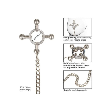 Nipple Grips 4 Point Press with Chain - Save 25% - with - Fast Shipping - Sale United Kingdom Stoke-on-trent