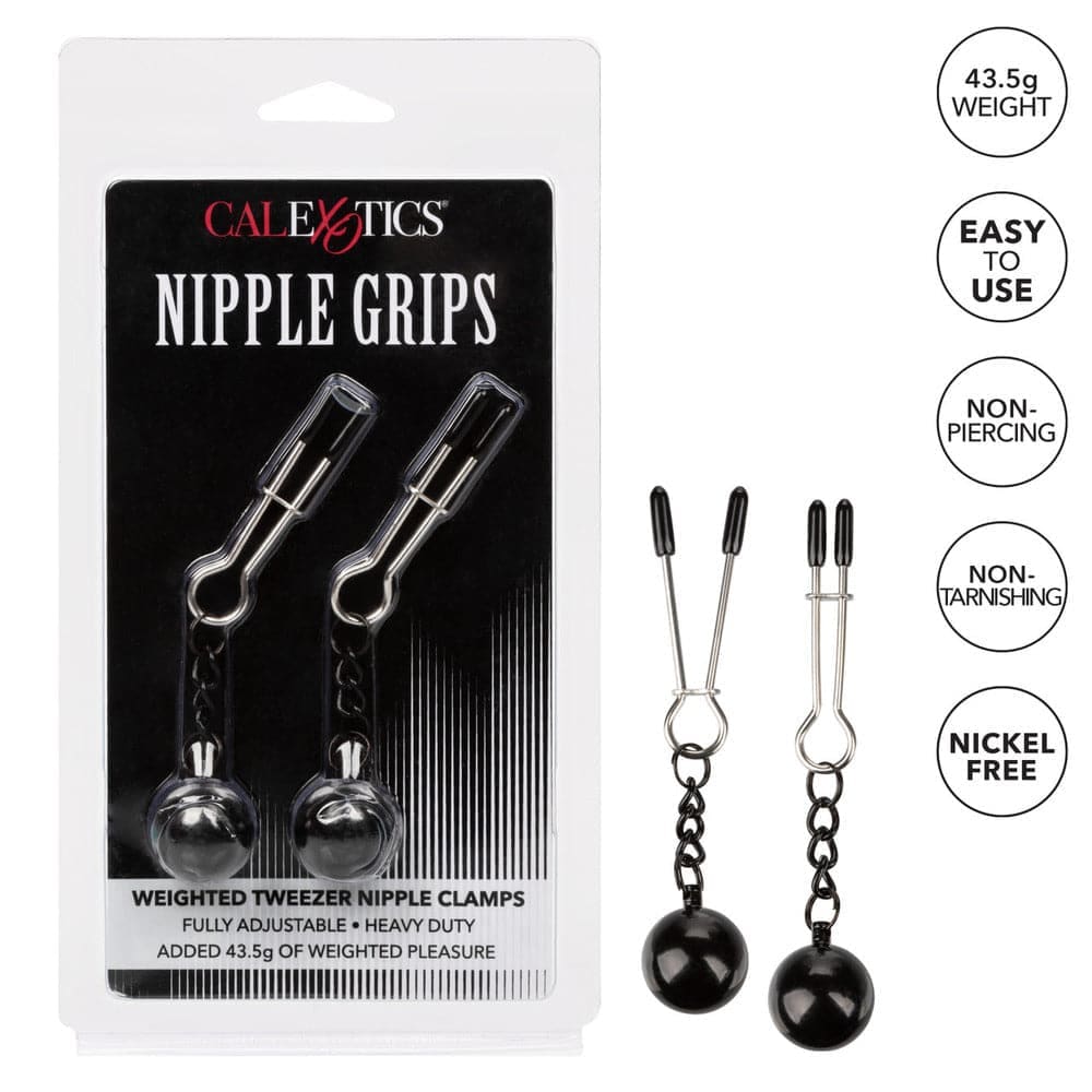 Nipple Grips Weighted Tweezer Clamps - Save 30% - Sale